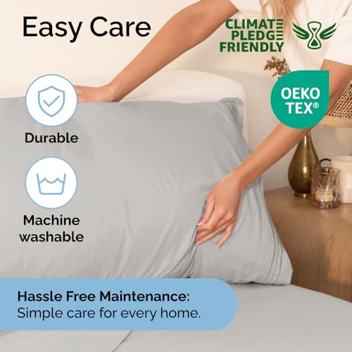 Extra Deep Pocket King Sheets - 4 Piece Breathable & Cooling Bed Sheets - Hotel Luxury Bed Sheet Set - Soft, Wrinkle Free & Comfy - Easily Fits Extra Deep Mattresses - Deep Pocket Navy Blue Sheets Set