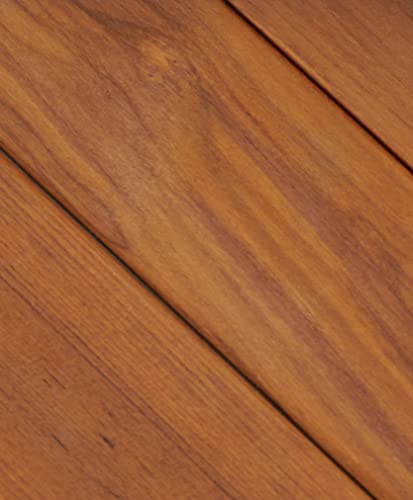 Seachrome Silhouette Natural Teak Wood Wall Mount Folding Shower Seat Bench with Matte Black Frame