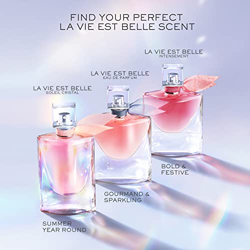 Lancôme​ La Vie Est Belle Soleil Eau de Parfum - Long Lasting Fragrance with Notes of Citrus Sweet Vanilla & Tropical Coconut Warm Radiant Women's Perfume Fl Oz