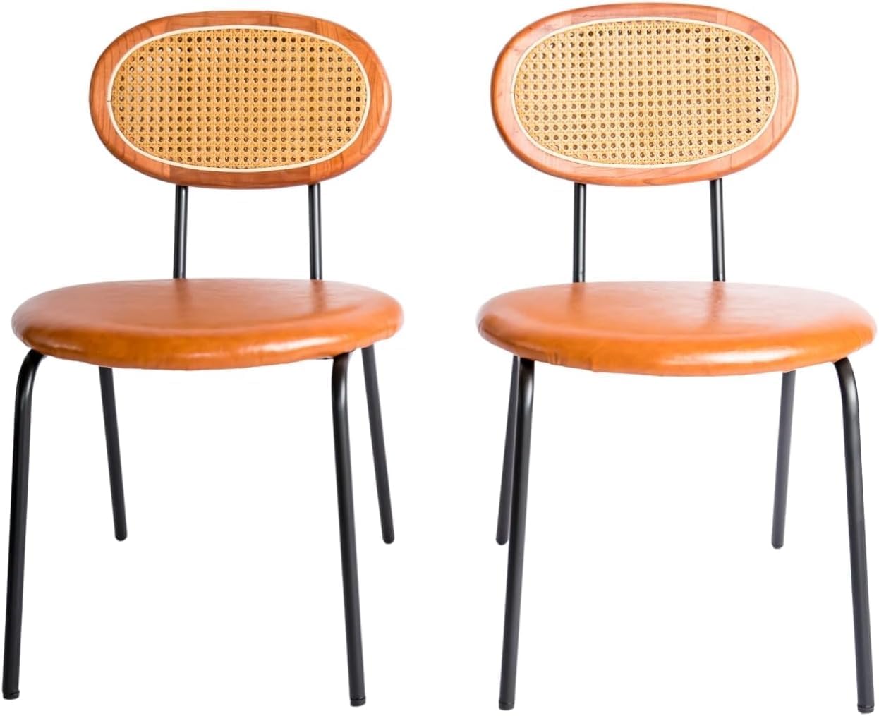 Rattan Dining Chairs Set of 2 (18