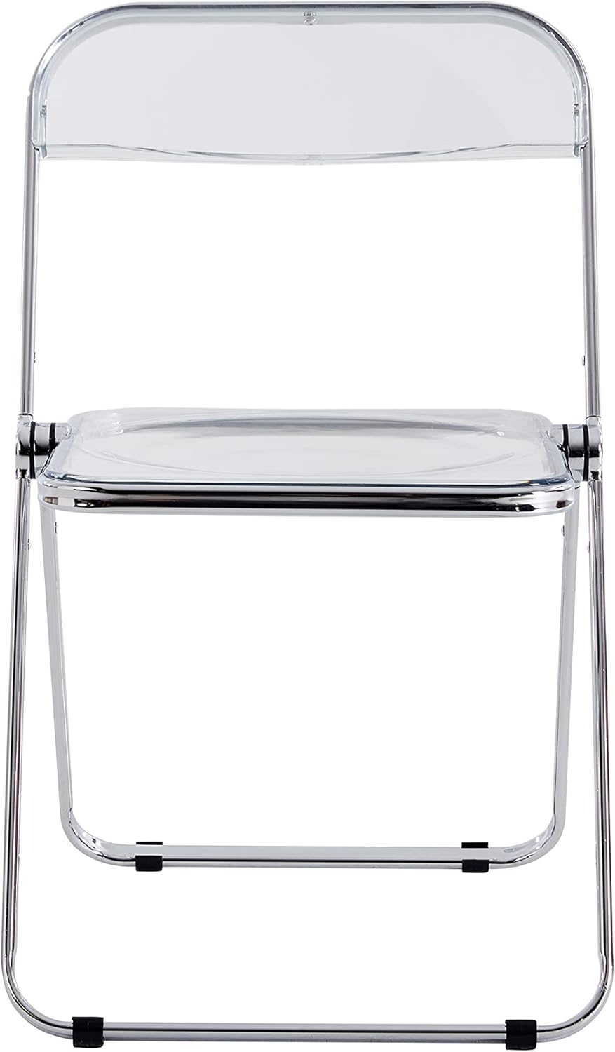 Clear Transparent Folding Chair office chair coffee chair meeting room chair Pc Plastic Living Room Seat