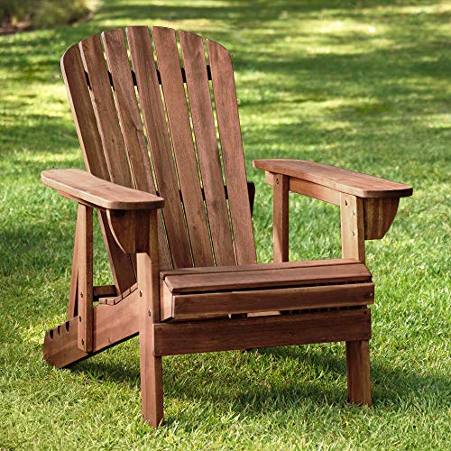 Cape Cod Natural Wood Adirondack Chair