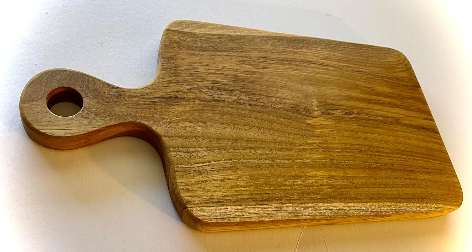 Cutting Board, Chopping, Serving Board, Solid Single Teak Wood. (16.5