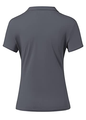 Willit Women's Tennis Shirts Quick Dry Golf Polo Shirts Short Sleeve Active Workout Shirts UPF 50+ Running Tops