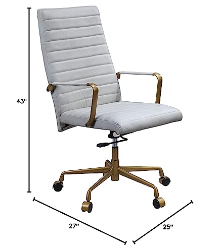 Acme Furniture Duralo Office Chair, Saturn Leather