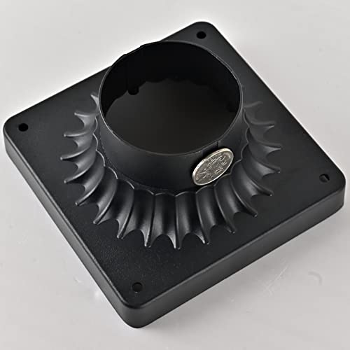 Outdoor Post Light Fixture, Set of 2 Dusk to Dawn Motion Senior Exterior Post Lamp IP65 Waterproof Pole Lantern Lighting Fixtures, Sand Textured Black with Water Ripple Glass,Not Included Base