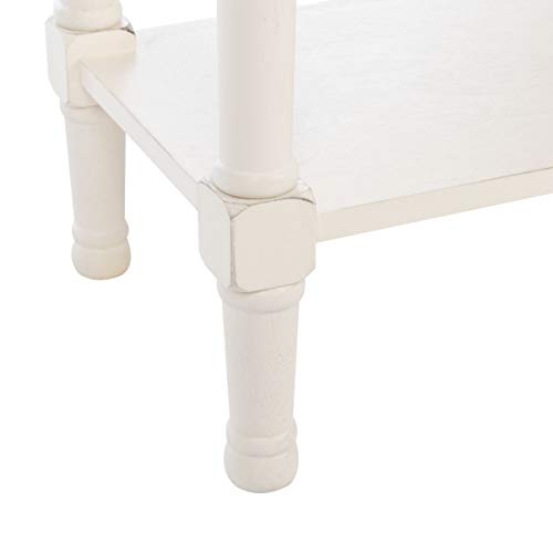 Safavieh Home Collection Ryder Black 2-Drawer Bottom Shelf Console Table CNS5719B, 0