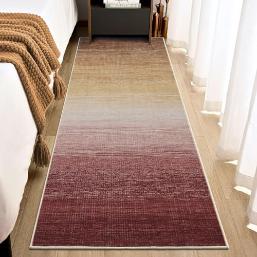 Area Rugs 8x10 Rug Washable Rugs Modern Ombre Throw Rugs Blue Rug Living Room Rug Nursery Rug Abstract Area Rug for Bedroom Large Area Rug Contemporary Carpet Vintage Floor Cover Blue&Grey