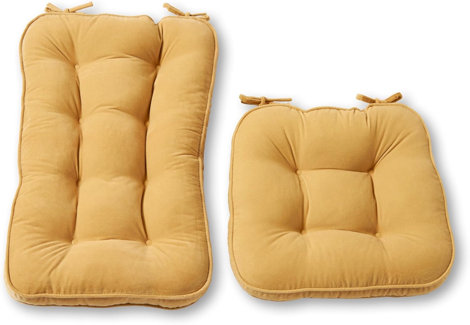 Greendale Home Fashions Jumbo Rocking Chair Cushion Set Hyatt Fabric, Cream