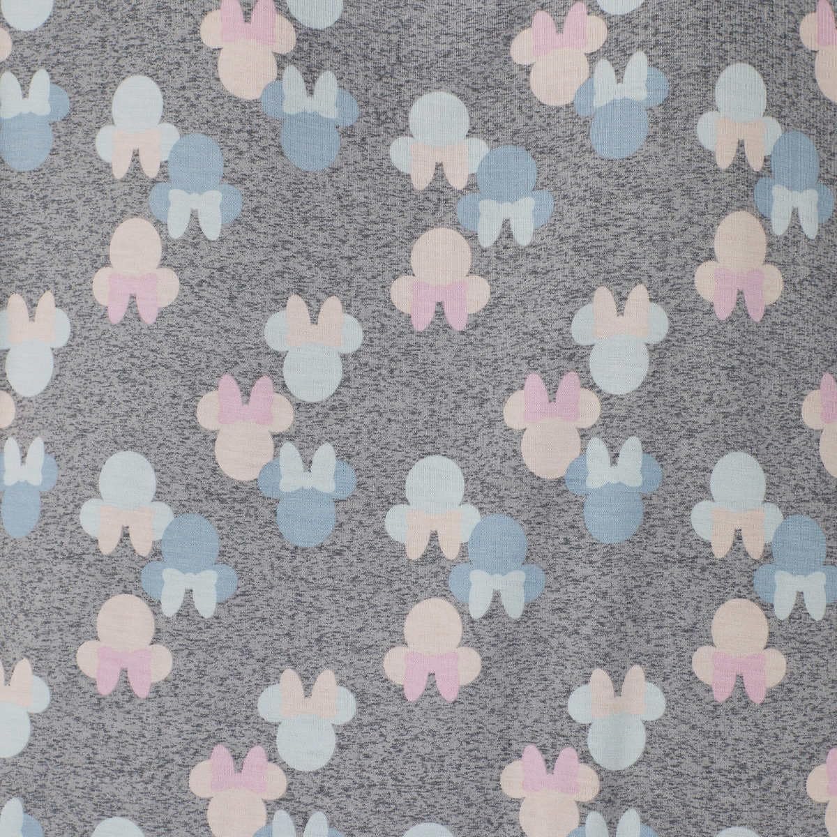 Disney Womens 2 Piece Capri Pajama Set (XX-Large, Minnie Mouse Grey)