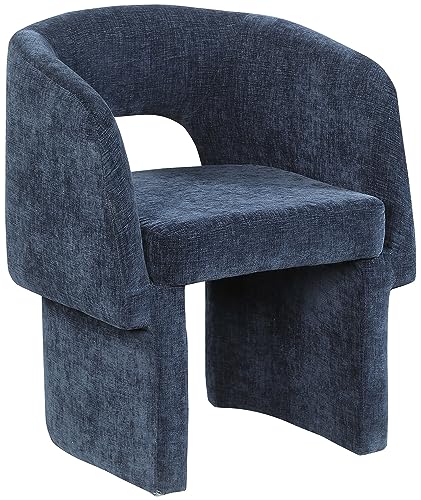 Meridian Furniture Emmet Collection Modern | Contemporary Dining Accent Chair with Rich Fabric, Steel Inner Frame, 26