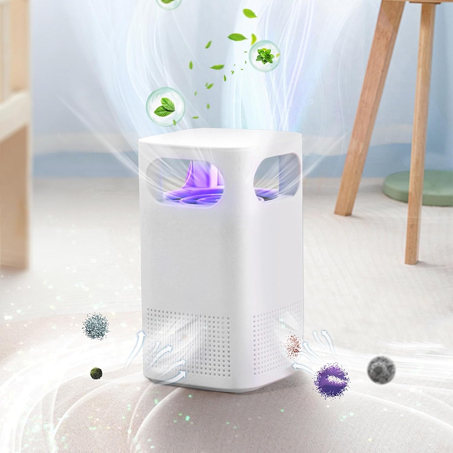𝐴𝑖𝑟 𝑃𝑢𝑟𝑖𝑓𝑖𝑒𝑟𝑠 for Bedroom Home - Protable Quiet Small 𝐴𝑖𝑟 𝑃𝑢𝑟𝑖𝑓𝑖𝑒𝑟 - USB Rechargeable 𝐴𝑖𝑟 Cleaner with Lights, Desktop 𝐴𝑖𝑟 Filter for Car Office My Orders Placed