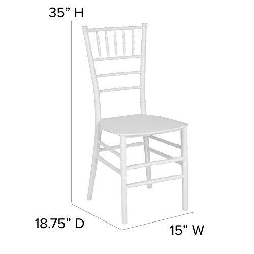 Flash Furniture HERCULES Series Gold Resin Stacking Chiavari Chair