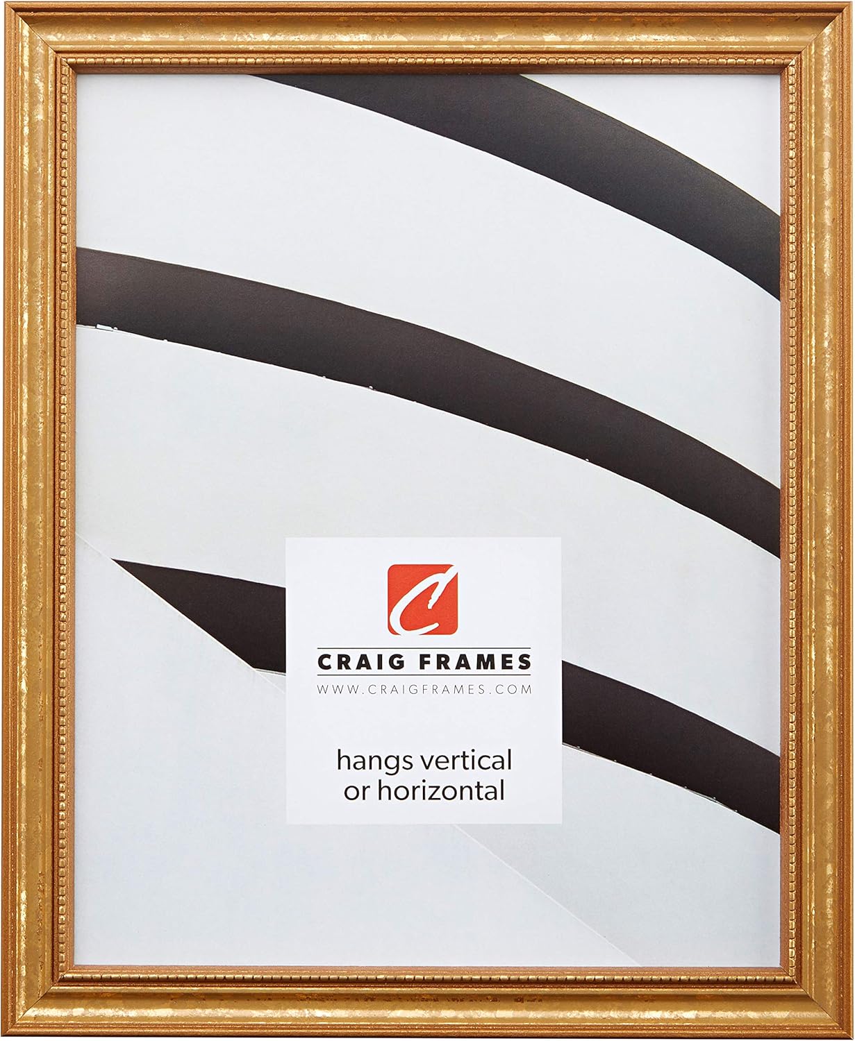 Craig Frames 314GD, Ornate Gold Picture Frame, 16 x 22 Inch