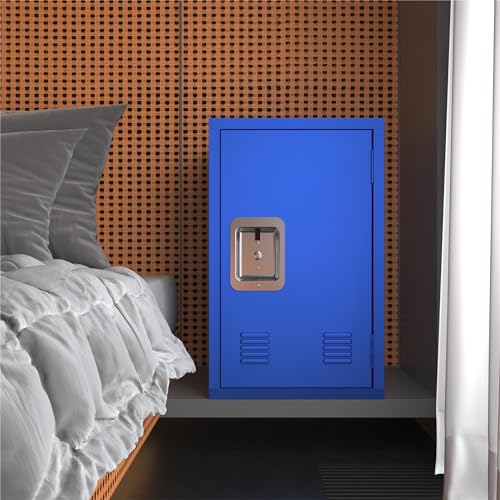 Metal Locker, Lockers, Lockable Storage Cabinet with Locker Shelf, Lockable Storage Cabinet, 24