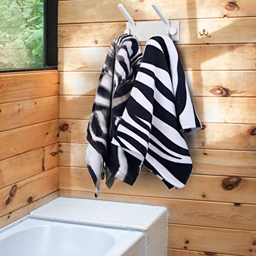 WEBI Coat Rack Wall Mounted,8 Hooks,24'' Long,Coat Hooks Wall Mount White,Wall Coat Hanger,Hook Rack,Jacket Hooks for Hanging Coats,Hats,Clothes