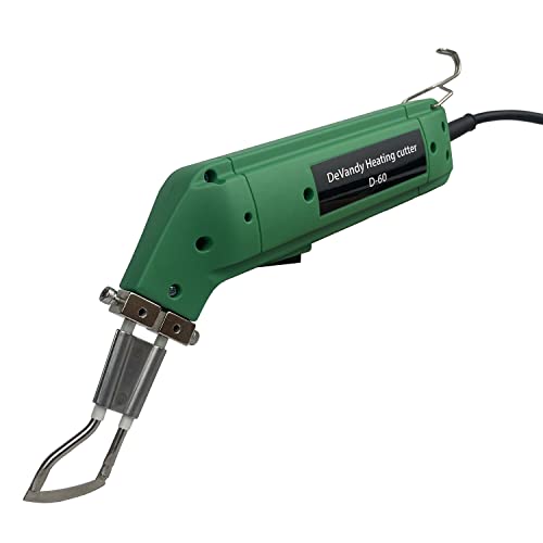 JIADING 110V 60W Electric Hot Knife Ribbon Rope Cutter Melting Fabric Cloth PVC Rope Nylon Rope Healing Cutting Kit (Cutter)