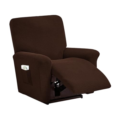 Recliner Sofa Slipcover Large Recliner Cover Chair Arm Covers for Recliner Lazy Boy Recliner Covers Soft Thick Luxury Furniture Protector,A,1 Seater