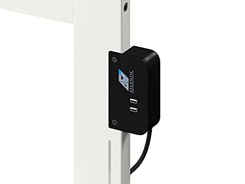 Atlantic Furniture AB56704 Woodland Staircase Bunk Bed, Twin/Full, Walnut