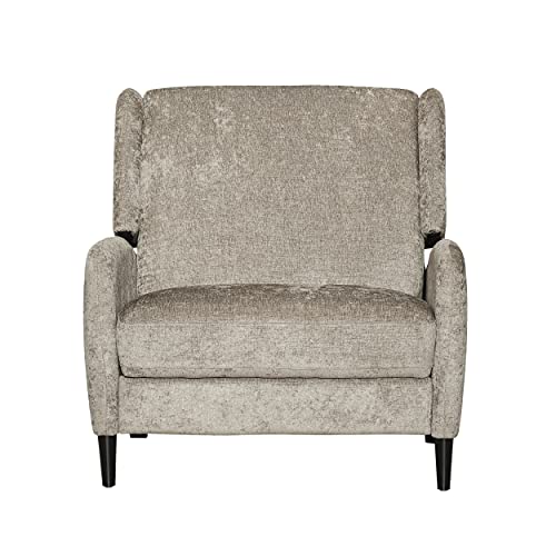 Christopher Knight Home Drache Recliner, Gray + Dark Brown