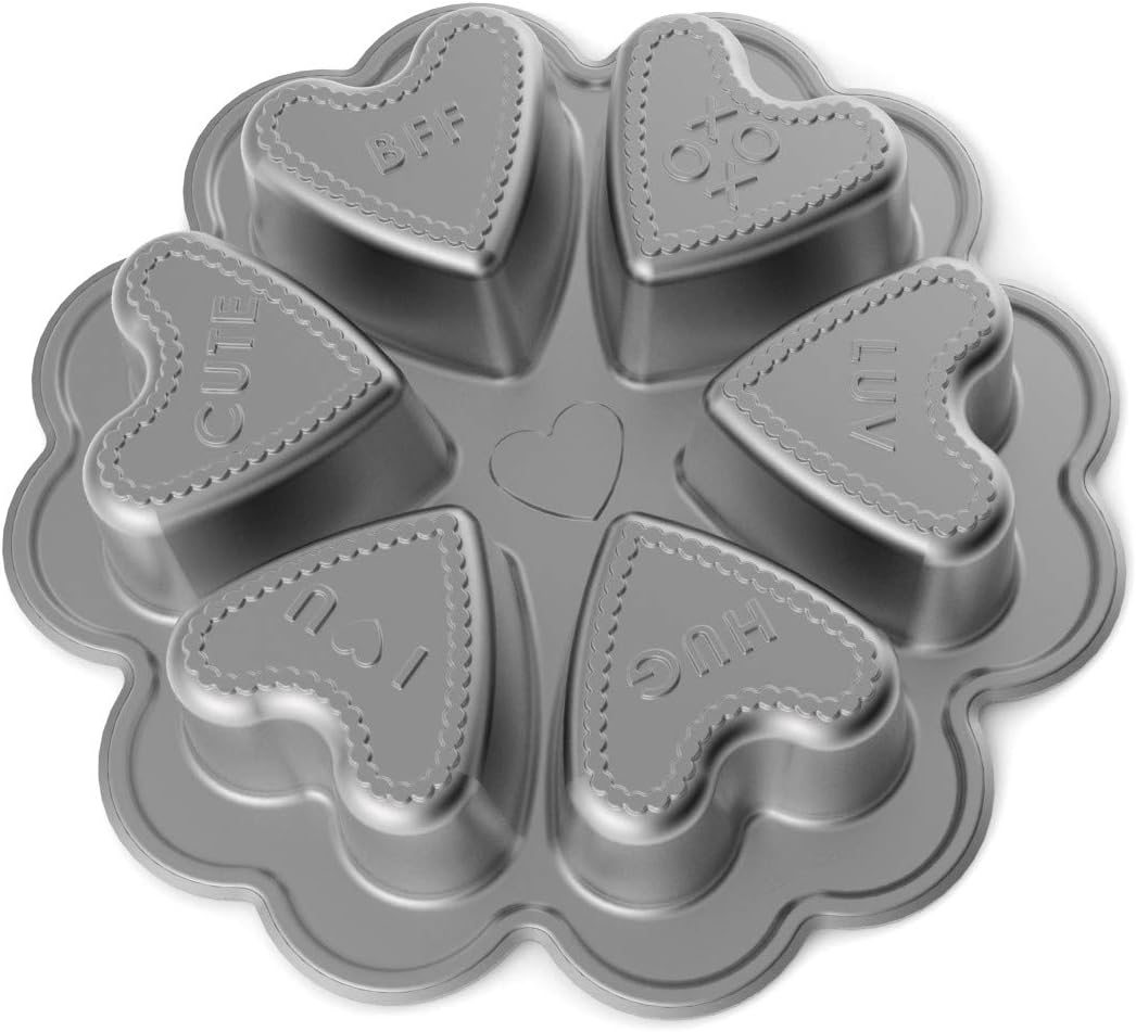 Nordic Ware Seasonal Collection Conversational Heart Pan