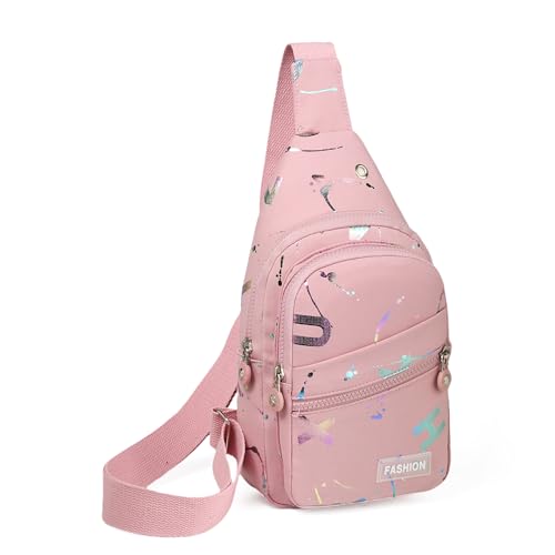 Small Sling Bag for Women, Sling Backpack Daypack Fanny Pack Crossbody Bags for Hiking Travel Sports Running