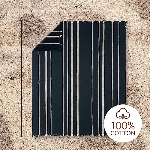 CleverMade Premium Malibu Beach Umbrella, Wind Resistant with Sand Anchor and Carry Bag, UPF 50+ Sun Protection, Perfect for Picnic, Backyard, Lawn, Sand