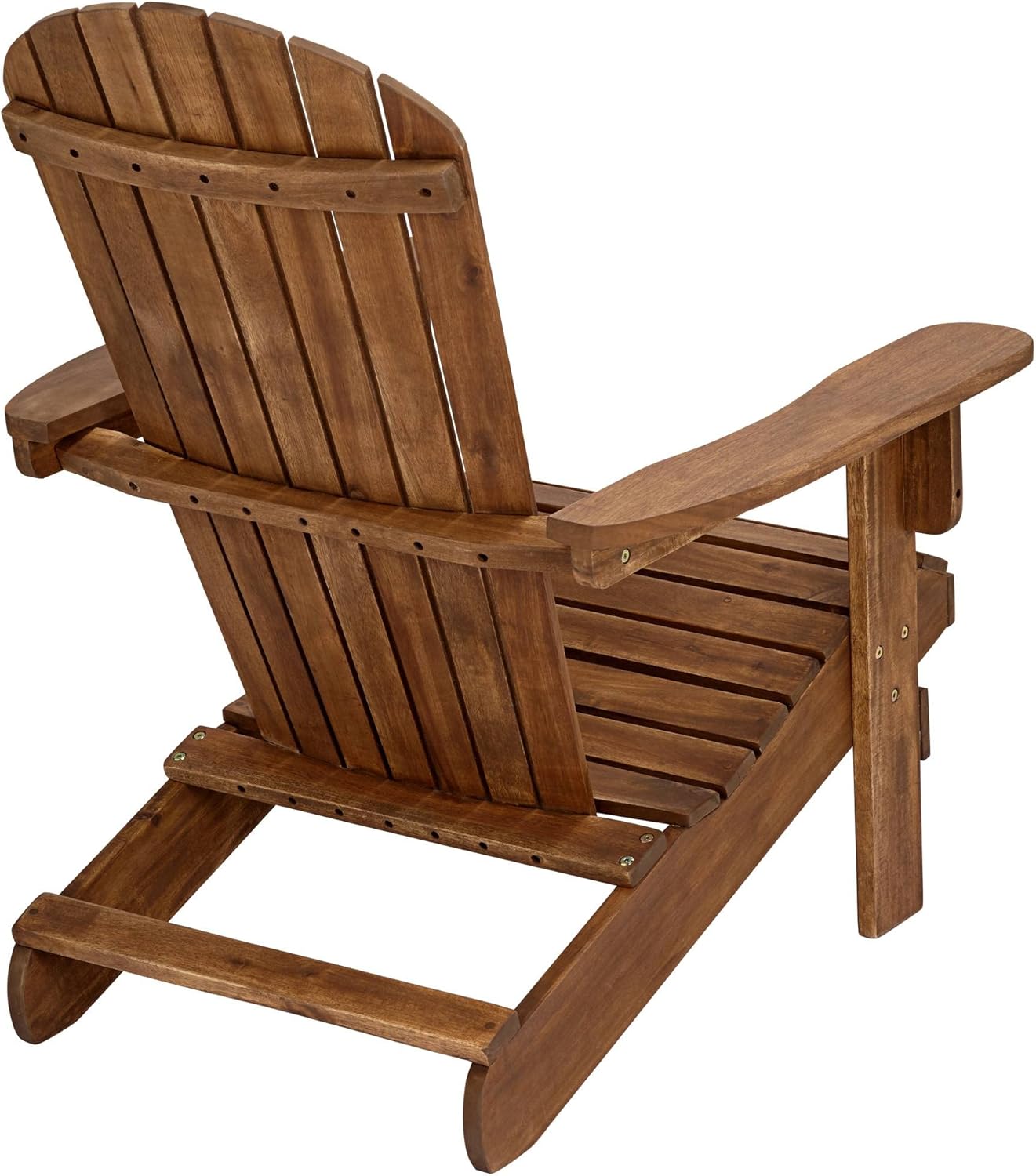 Cape Cod Natural Wood Adirondack Chairs Set of 2