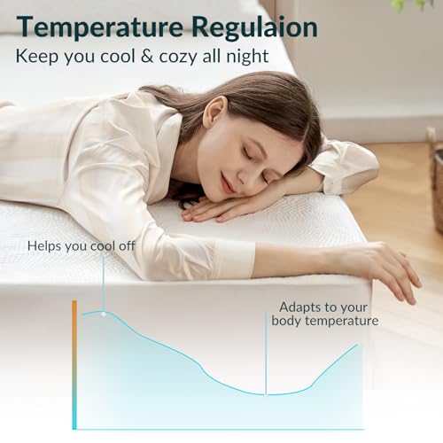 Tina's Home Waterproof Mattress Protector Queen Size - Cooling Mattress Cover 3D Air Fabric Noiseless Bed Cover - Pad Protectors Fitted with Deep Pocket 8