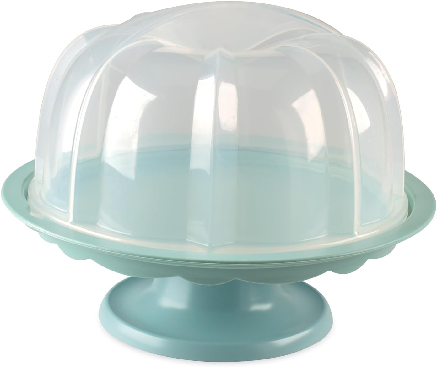 Nordic Ware Dome, Clear Baker's Basics Bundt Cake Stand with Locking Lid