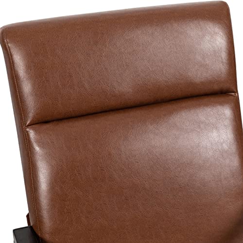 Christopher Knight Home Fernhill Recliner, Cognac Brown + Dark Espresso