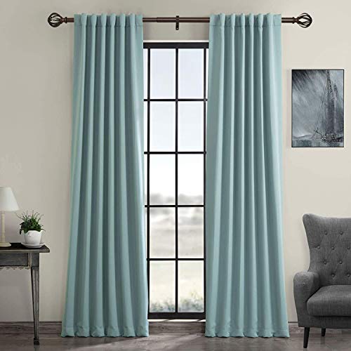 Adjustable Curtain Rod for Window 72-144 inch Nickel Brushed, 1 inch Diameter Metal Single Curtain Rod Set with Round Cage Finials