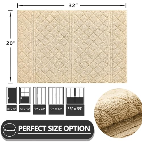 REFETONE Indoor Doormat, Front Back Door Mat 24