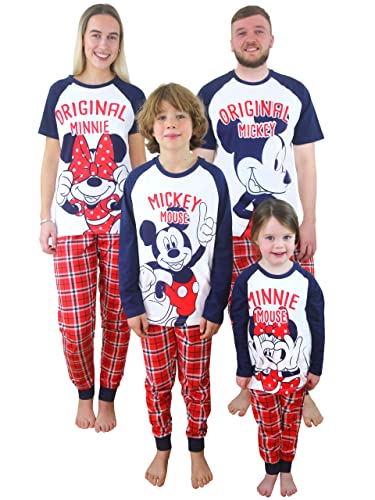 Disney Matching Mickey Mouse and Minnie Mouse Pyjamas Mens and Womens