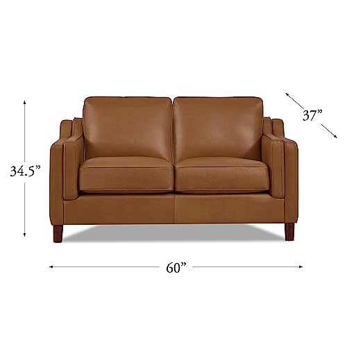 Hydeline Bella Top Grain Leather Chair, Cognac
