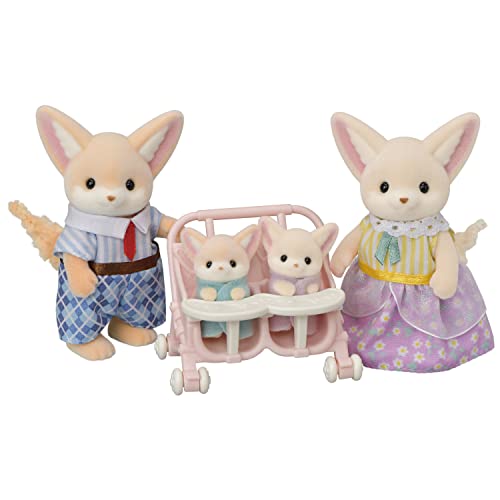 Calico Critters Highbranch Giraffe Family, Set of 4 Collectible Doll Figures