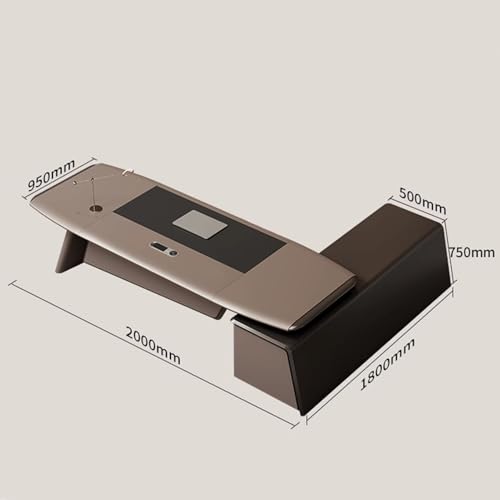 Home Office Computer Desk with Drawer, 94.4