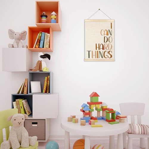 Ecezatik Positive Affirmations Wall Decor, Before You Go Be Sure to Know Inspirational Poster Hanger Frame for Classroom Kids Room Decor, Positive Affirmations for Kids, 12x16 Inches