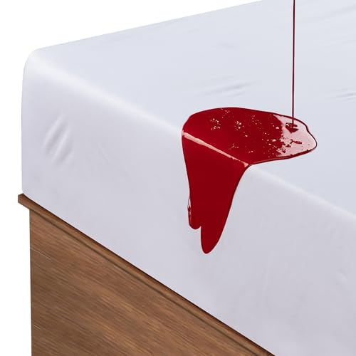 Utopia Bedding Waterproof 5-Sided Mattress Protector Queen Size, Premium Breathable Mattress Cover, Fitted Style with Stretchable Pockets (White)