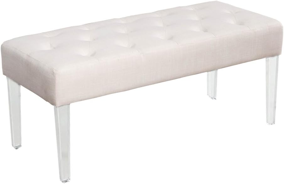 Warehouse of Tiffany Bellingham Fabric Ottoman, Natural