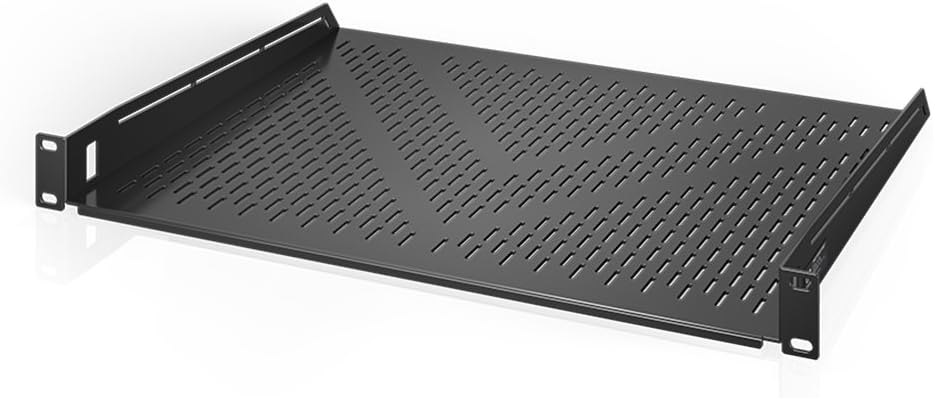 AC Infinity Vented Cantilever 1U Universal Rack Shelf, 14