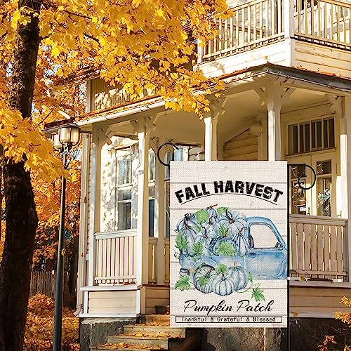 Summer Pink Flamingo Garden Flag Vertical Double Sided Tropical Red Flower Hibiscus Green Palm Leaves Paradise Flamingo Flags Farmhouse Burlap Outside Yard Lawn Decoration 12.5 x 18 Inch