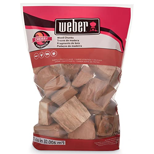Weber Hickory Wood Chunks, for Grilling and Smoking, 4 lb.