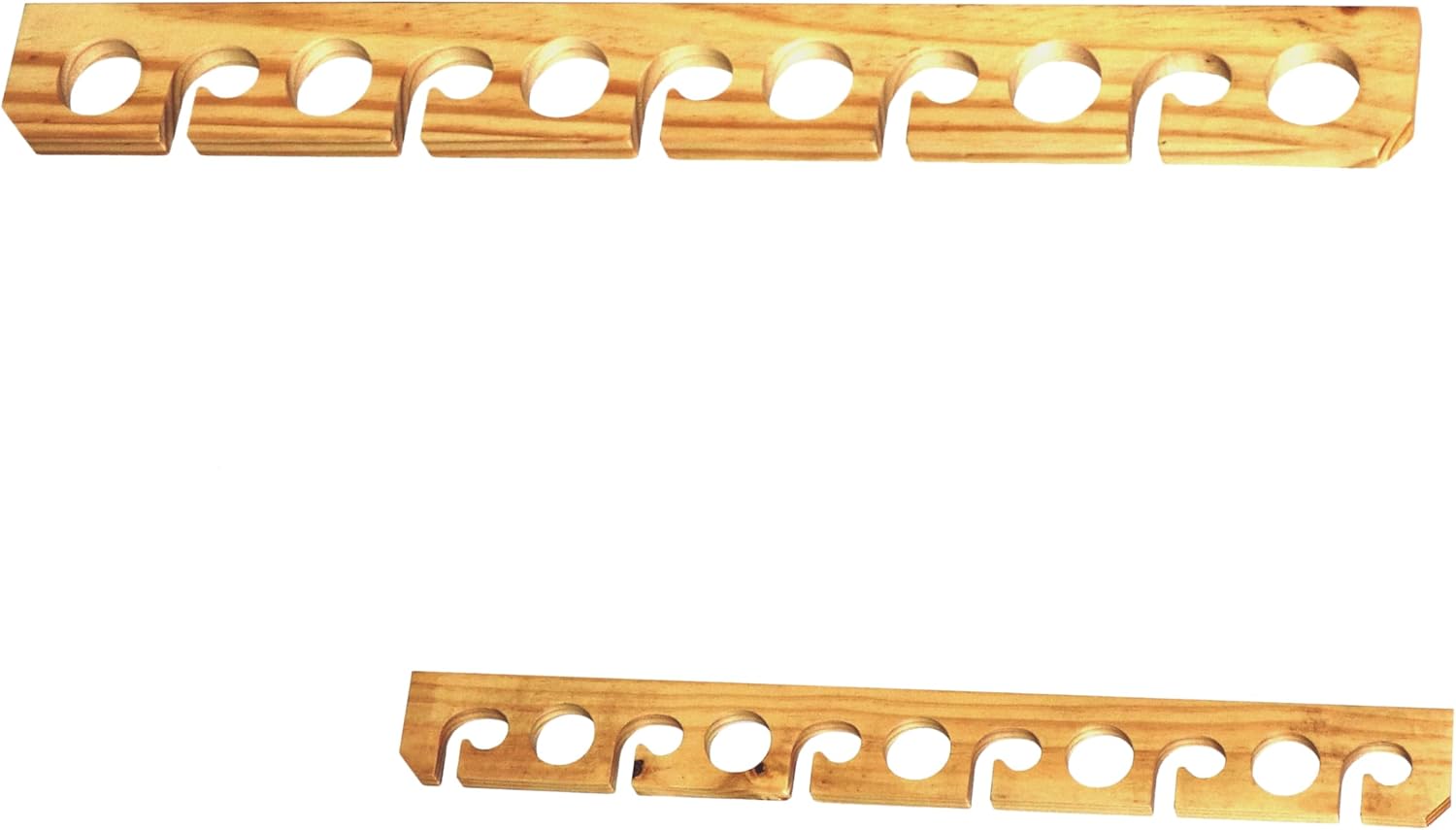 Old Cedar Outfitters Solid Pine Ceiling and Wall Fishing Rod Rack