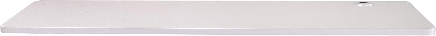 ErgoMax Rectangular Chipboard Tabletop for Standard and Height Adjustable Home and Office Desk Frames, 47.2 Inch Long, Gray