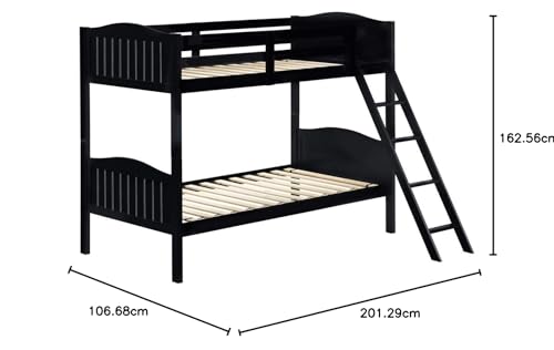 Coaster Furniture Pauline Solid Wood Twin Over Twin Bunk Bed White 405053WHT