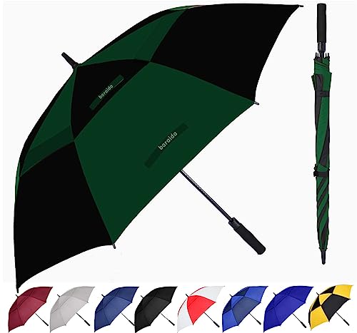 Golf Umbrella Large 62/68/72 Inch, Extra Large Oversize Double Canopy Vented Windproof Waterproof Umbrella, Automatic Open Golf Umbrella for Men and Women and Family.
