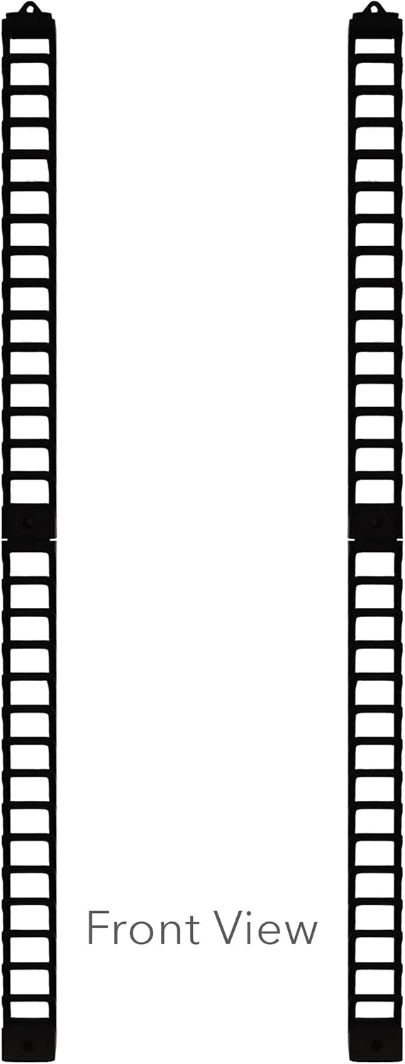 Atlantic Media Stix, Wall-Mount CD/DVD Media Storage Rack, 4-pack PN 62735674 in Black