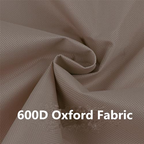 Patio Swing Seat Cover, Bench Swing Replacement Cover, 600D Thicken Oxford Waterproof Swing Seat Cover for Patio Garden Yard (Coffee, 58.3 x 19.7 x 19.7 Inch)