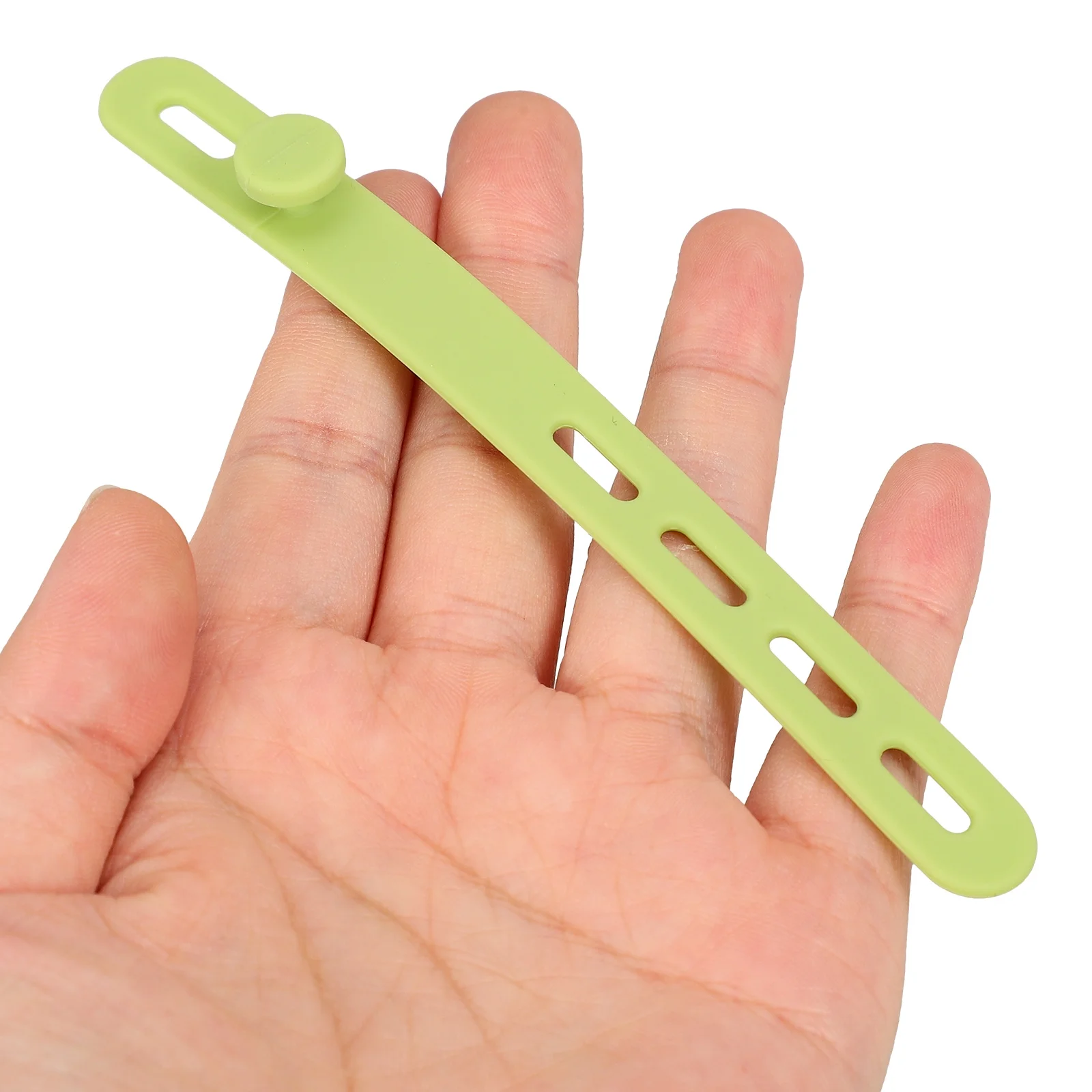 Ties Wires Silicone Cable Manager The Wire Electric Wire Silica Gel Travel 13.00X1.00X1.00CM 20 Pcs